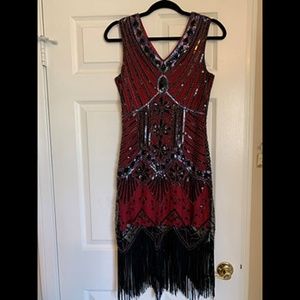 1920's Style beaded dress, new